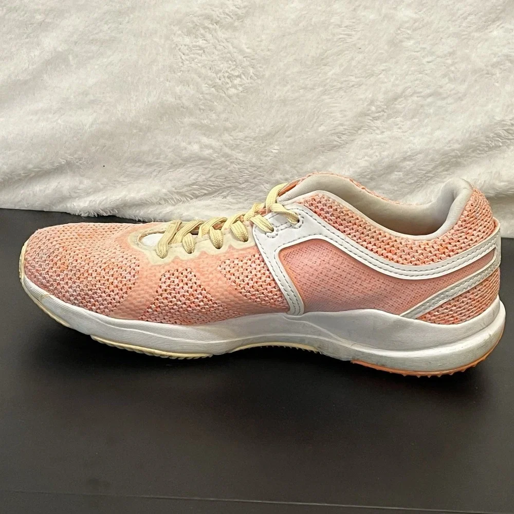 Adidas Crazytrain Tennis Shoes Size 6 CF Orange White BB1515 Sneakers Trainers